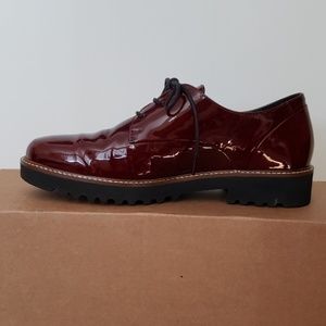 Genuine Mephisto Burgandy Sabatina Tuxedo Oxford